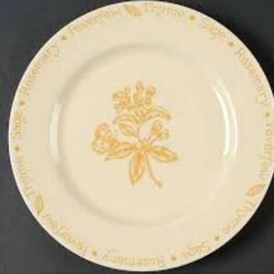 Royal Worcester herb garden salad plates